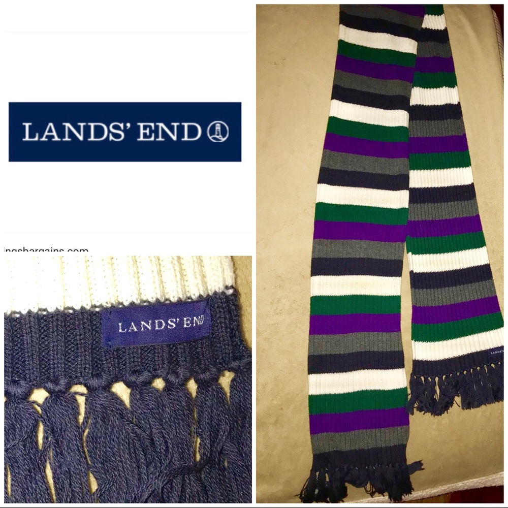 . Very warm Lands End multi color scarf